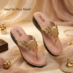 Doctor Ultra Comfort – SoftCare+ Handcrafted Chappal+ Blush Pink