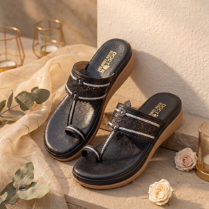 Doctor Ultra Comfort Women Kolhapuri Comfort Chappal | Black