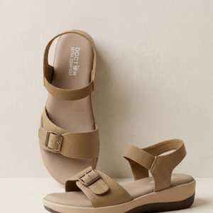 Doctor Ultra Comfort Soft Footbed Elegant Sandals for Women | Beige