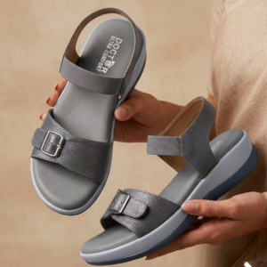 Doctor Ultra Comfort Soft Footbed Elegant Sandals for Women | Grey